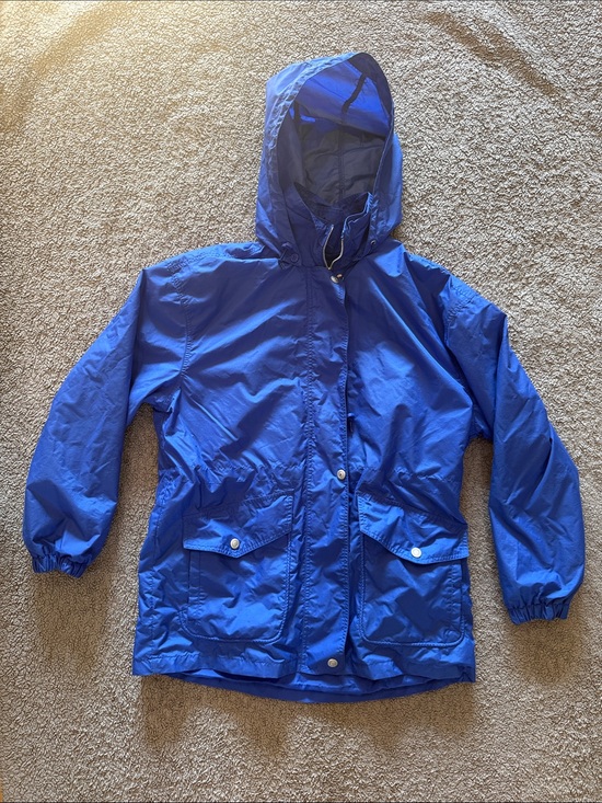 totes Jackets & Blazers - totes Blue Hooded Women's Raincoat